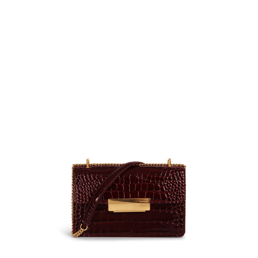 Alma Gold Edition - Cuir Embossé Croco Bordeaux Ateliers Auguste