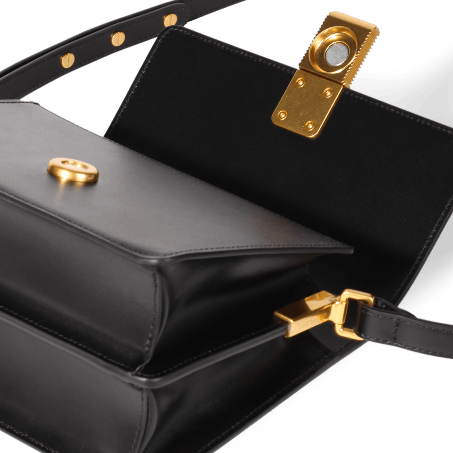 Gabriel Gold Edition - Cuir Box Noir Ateliers Auguste