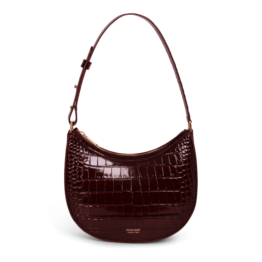 Marceau Gold Edition - Cuir Embossé Croco Bordeaux Ateliers Auguste