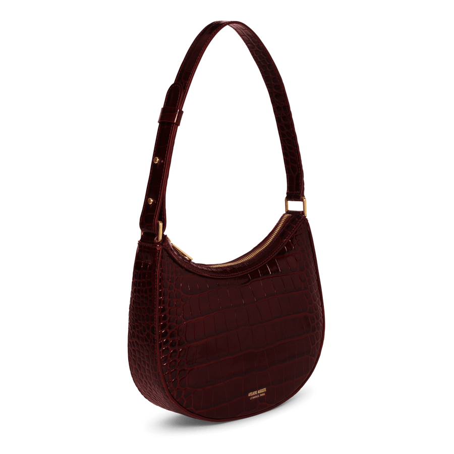 Marceau Gold Edition - Cuir Embossé Croco Bordeaux Ateliers Auguste