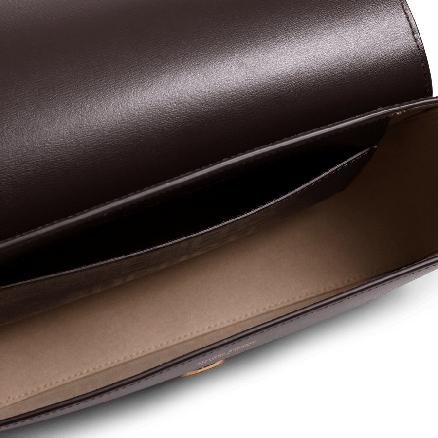 Monceau Baguette Gold Edition - Cuir Box Chocolat Ateliers Auguste