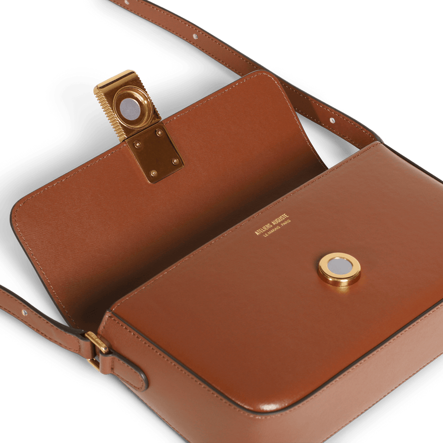 Monceau Baguette Gold Edition - Cuir Box Camel Ateliers Auguste