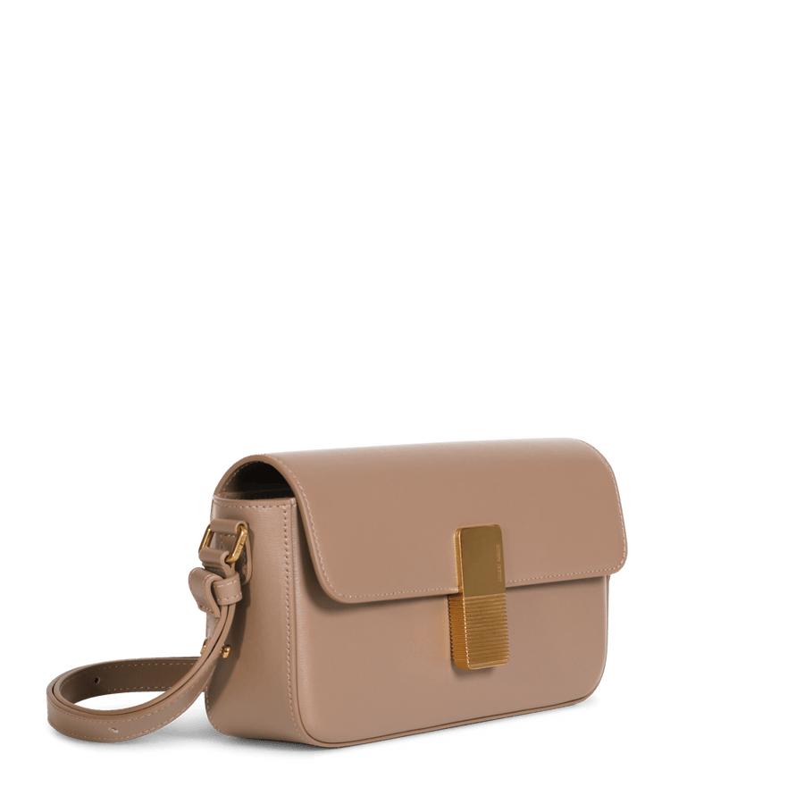 Monceau Baguette Gold Edition - Cuir Box Taupe Ateliers Auguste
