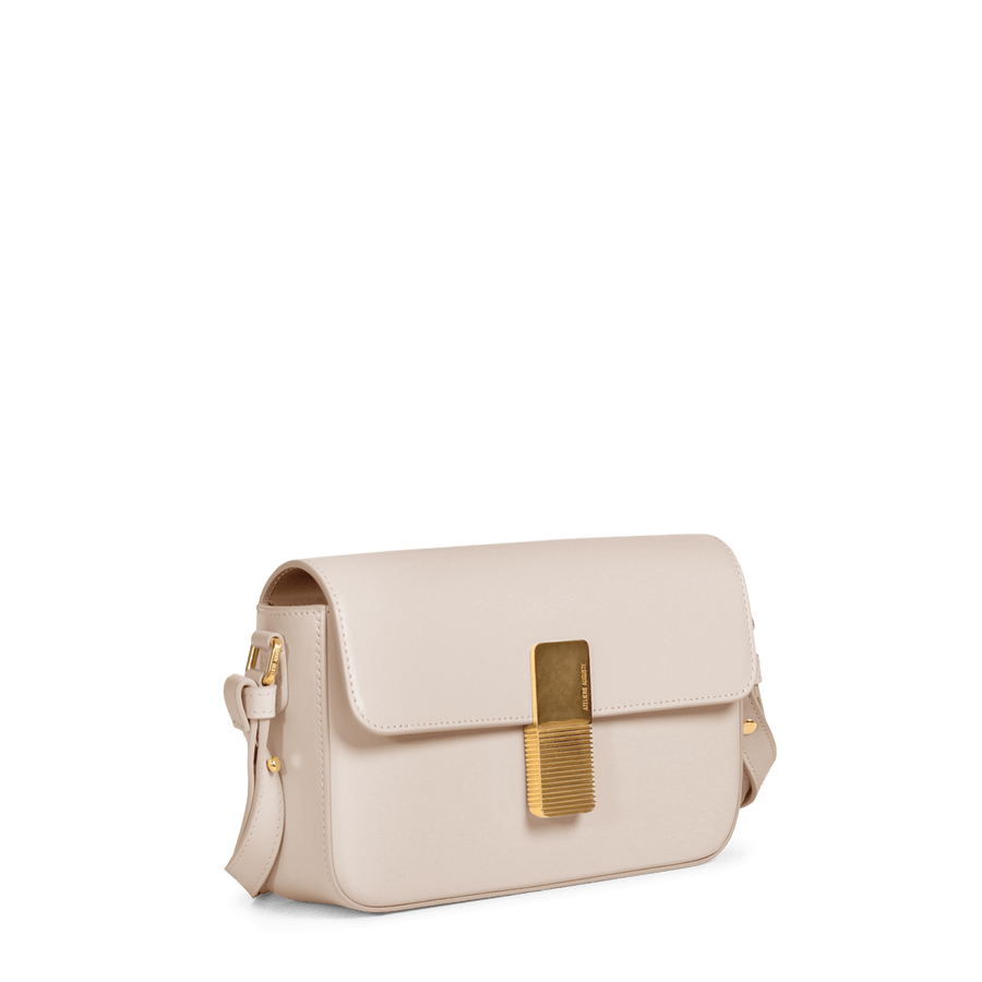 Monceau Baguette Gold Edition - Cuir Box Blanc Cassé Ateliers Auguste