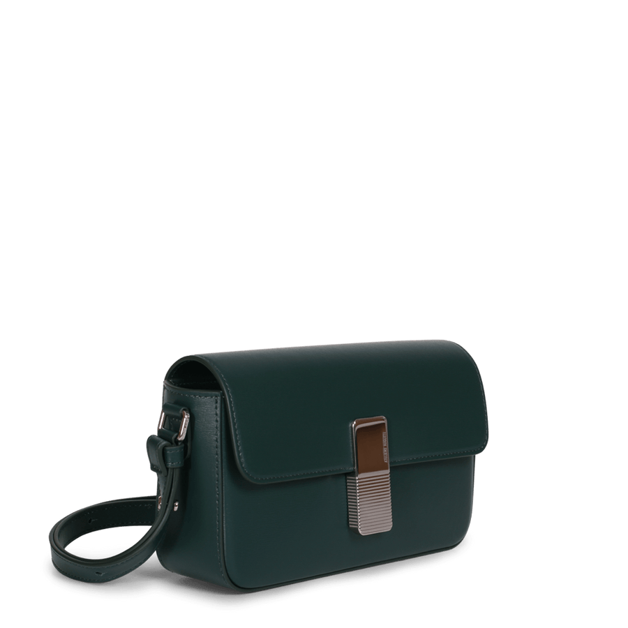 Monceau Baguette Silver Edition - Cuir Box vert Forêt Ateliers Auguste