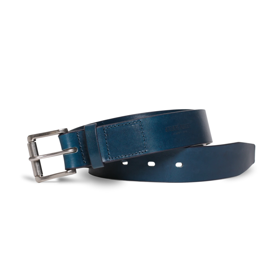 Ceinture Cuir - Cuir Lisse Marine Ateliers Auguste